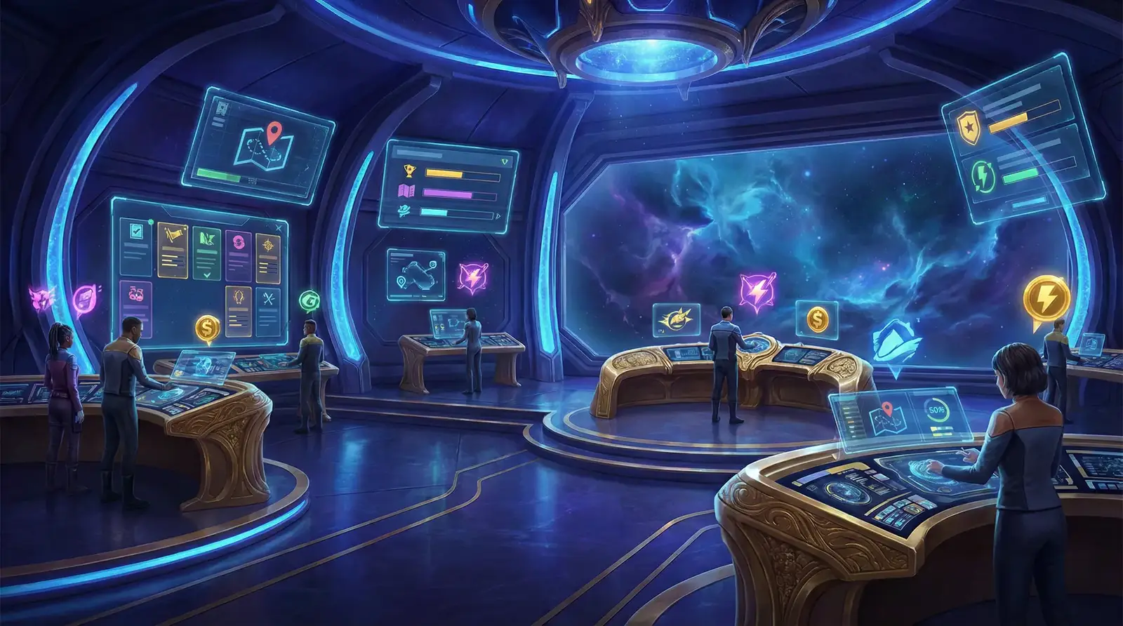 天空彩票星际任务中心全息任务面板