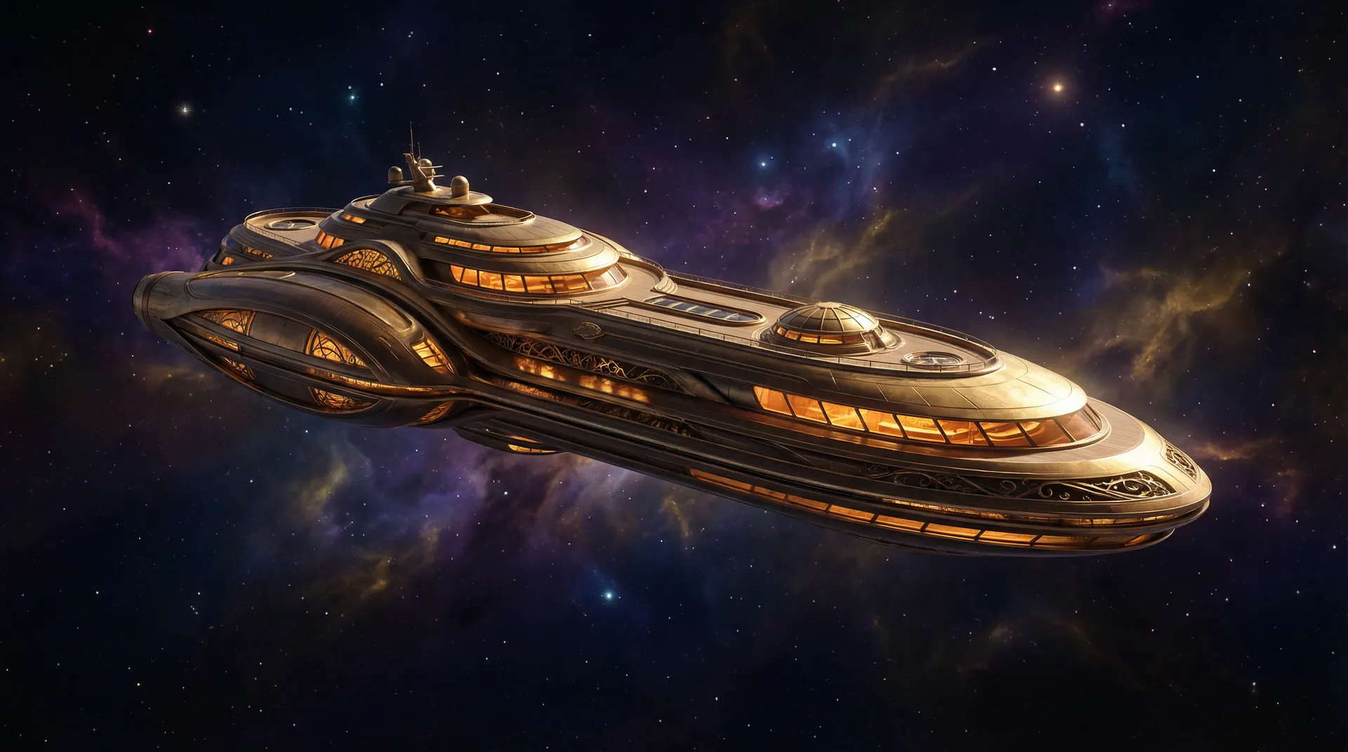 天空彩票VIP俱乐部豪华星舰外观